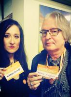 Ksenja Laginja e Bruno Argento (Bruce Sterling)