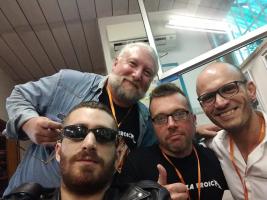 Jack Sensolini, Angelo Berti, Luca Mazza e Francesco La Manno